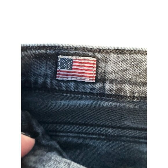 True Religion Women's Sz 25 Halle Moto Mid Rise Super Skinny Jeans Rebel Bleach - Picture 6 of 12